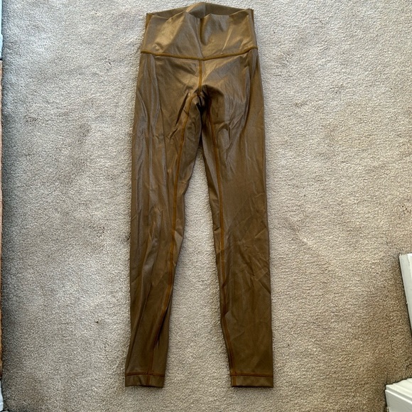 special edition gold lululemon leggings - Picture 1 of 4